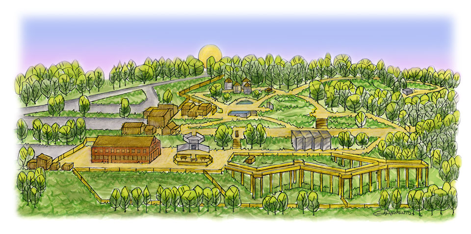 illustration-mixed-media-nature-center-feature-map